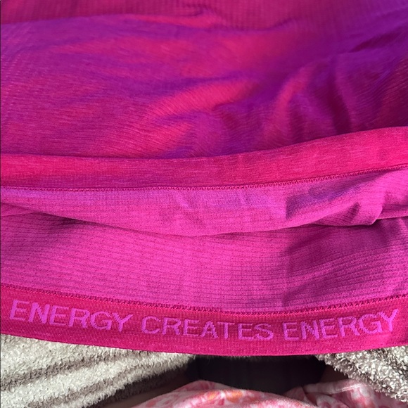 Lululemon swiftly relaxed tee. Size small but could fit up to Large. Hot pink. - Picture 2 of 4